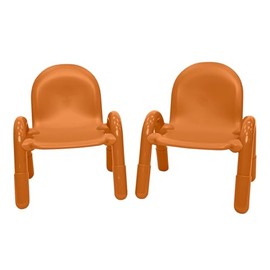 Children’s Factory Baseline 7" Child Chair, Natural Wood, 2 Pack, Stackable Ergonomic Seating Solution for Classrooms and Homeschools