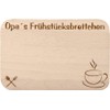 Wooden Breakfast Board with Engraving for Grandpa as a Gift