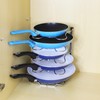 Simple Houseware Cabinet Pantry Pot and Pan Organizer Holder Rack,