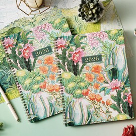 2026 Planner/Calendar - Weekly and Monthly Planner 2026,9” × 11”, Jan. 2026 - Dec. 2026, Monthly Tabs,Strong Twin-Wire Binding, Inner Pocket