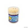 Bamboo Round Transparent Case Toothpicks T/Toothpick/Toothpick 20ea
