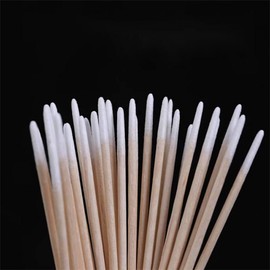 Thin Pointed Toothpick Cotton Swab Micro Swab for Fine Acne and Milia Extraction 10cm 10ea