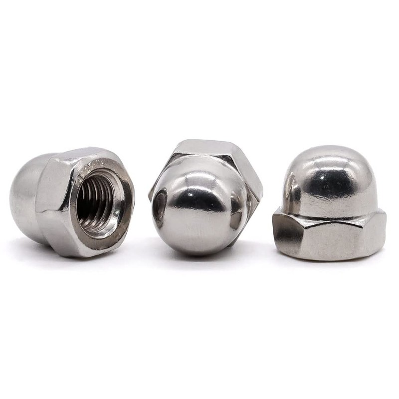 Glvaner 3/8"-16 (20 Pcs) Stainless Steel Acorn Cap Nuts, 304