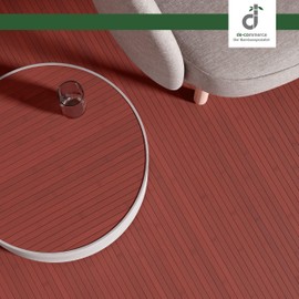 DE-COmmerce Flexbamboo finished parquet flooring with non-slip backing, colour: Aurora