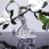 H&D HYALINE & DORA Sparkle Crystal Swan Figurine Collection Paperweight