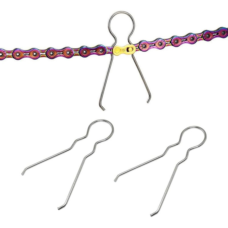 Bicycle Chain (Golden Yellow), 3 Chain Fasteners and Removal Tool,