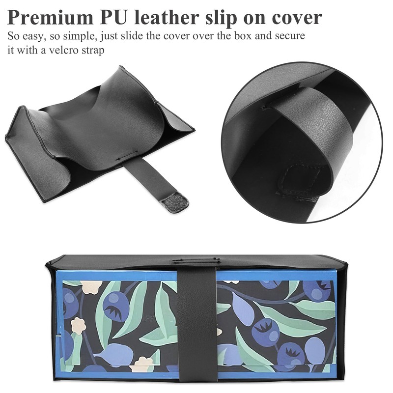 Lvkjafaz Leather Cover for Disposable Paper Hand Towel Box, Compatible