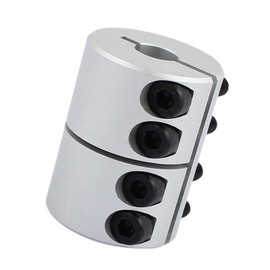Boxonly Shaft Coupling 8mm to 10mm Bore Coupler Connector Joint Motor Accessories D25*L40 for 3D Printer Encoder CNC Machine