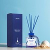 BEHAZEER Sea Salt Reed Diffuser Set, 6.77OZ(200ML) Large Capacity Natural