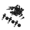 VekAuto 30 Pcs 6.3mm Retainer Clips Plastic Rivets Mud Flaps