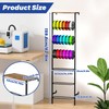 YITOBA Wall Mount 3D Printer Filament Storage Rack, 6 Tier