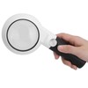Handheld Magnifying Glass 5X Main Lens 20X Secondary Lens Magnification