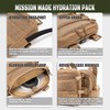 CLTAC ABP Tactical MOLLE Hydration Backpack Military Assault Vest Back
