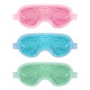 Asheyya 3 Pcs Cooling Eye Mask, Reusable Gel Beads Ice