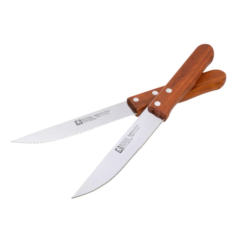 Royal Norfolk 4 PK Royal Norfolk Stainless-Steel Steak Knives NEW