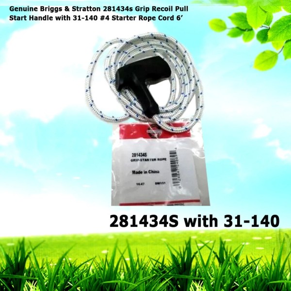 Briggs & Stratton 281434s Grip Recoil Pull Start Handle w/