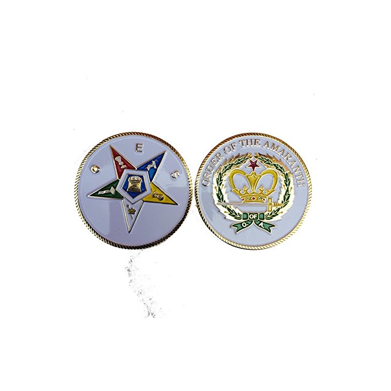 2" Mini Small Masonic OES Order of The Amaranth 2