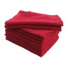 《HT-WR10 Quick Drying Thin Type》Hand Towel Set of 10 Burgundy