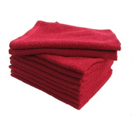 《HT-WR10 Quick Drying Thin Type》Hand Towel Set of 10 Burgundy