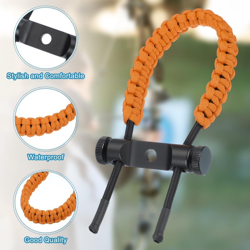 sourcing map Archery Bow Wrist Sling 15.75 Inch 550 Paracord