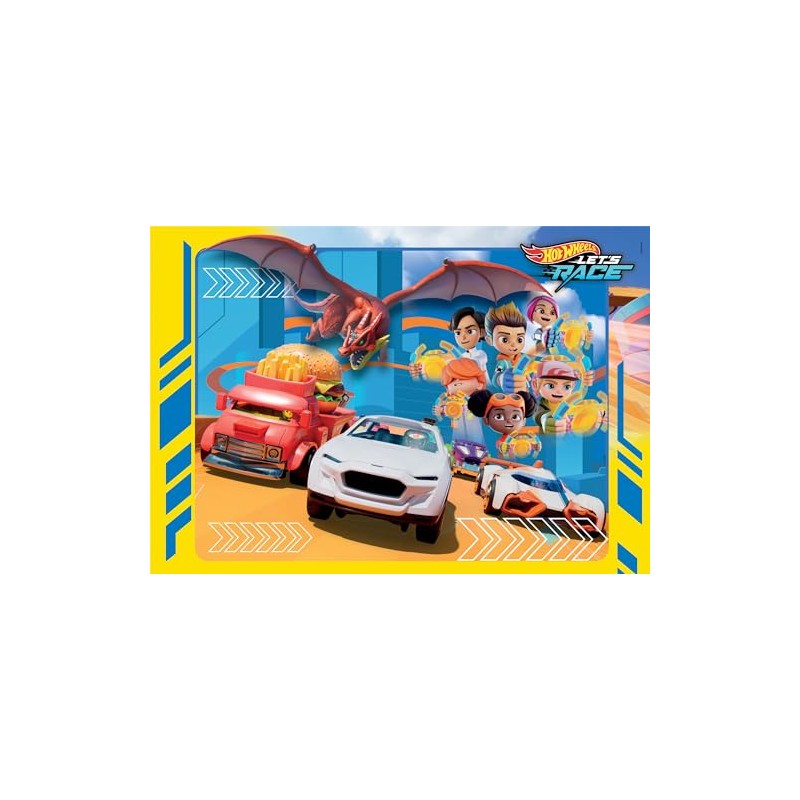 Clementoni 20284 Hot Wheels Hotwheels 30-Piece Puzzle for Children, Made