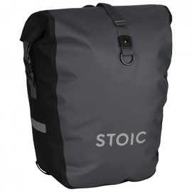 Stoic GranvikSt. Back Pannier 22 Pannier Rack Bags 22 Litres Waterproof, Asphalt / black