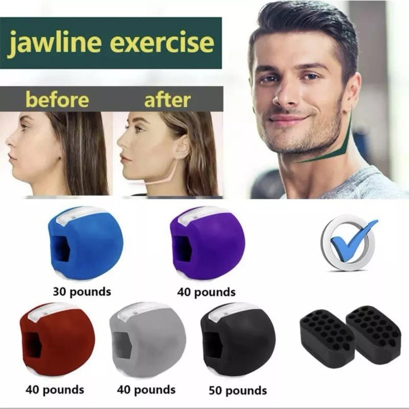 Unbranded 4 Packs Of Jawline Exerciser Stress Ball Face Training