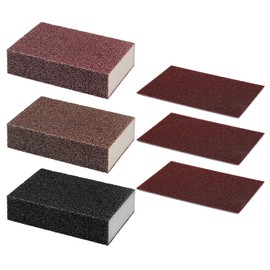 3 Pieces of Sandpaper Sponge Wipes, 3 Pieces of Sandpaper Rags, Sponge Wipes, Polishing Sponges, Magic Sponge Wipes, Sanding Sponge Blocks, Rust and Descaling Cleaning Tools