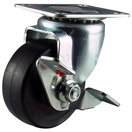 NANSIN STC-65 EM S-1 Universal Caster Freely φ65 Rubber Wheel with Stopper