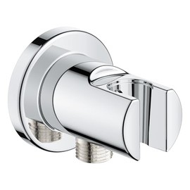 GROHE 28629001 Tempesta Wall Union With Hand Shower Holder, StarLight Chrome