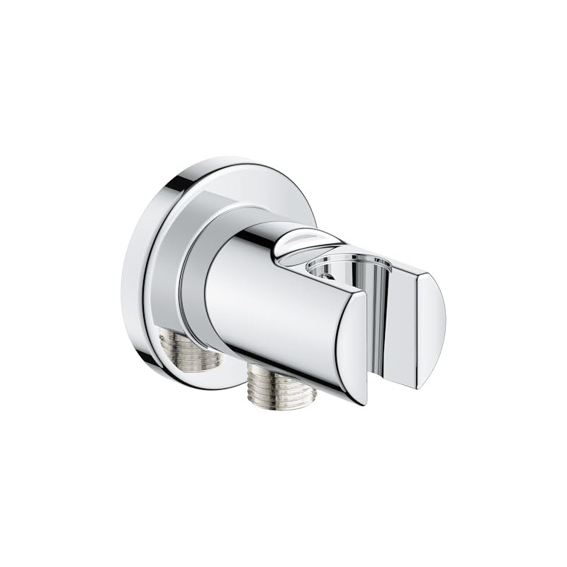 GROHE 28629001 Tempesta Wall Union With Hand Shower Holder, StarLight