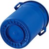 Global Industrial 32 Gallon Garbage Can, Blue, No Lid