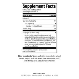 Isagenix Adaptogen Elixir - Liquid Supplement for Health Support - Focus & Sleep Support Supplement - Unique Botanical Blend to Support a Healthy Immune System - 1.59 Oz Bottles (10 Count)
