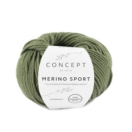 Katia Merino Sport – Concept – Colour: Verde Militar (53) – 50 g/Approx. 80 m Wool