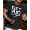 New Day Same Goal, Get Big Funny Bodybuilding Lifting T-Shirts