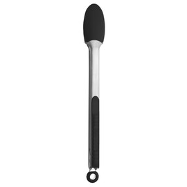 Messermeister Silicone Coated Locking Tong, 12-Inch, Black