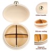 ULTECHNOVO Daily Pill Organizer, Portable Pill Box Organizer, 4 Compartments