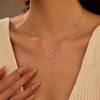 LOVECOM 925 Sterling Silver Star of David Necklaces for Women