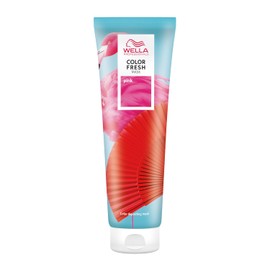 Wella Professionals Pink Blush Color Fresh Mask - Colour Depositing Hair Mask & Home Hair Gloss Treatment - Soft Pink Temporary Hair Dye with Avacado Oil (150ml)