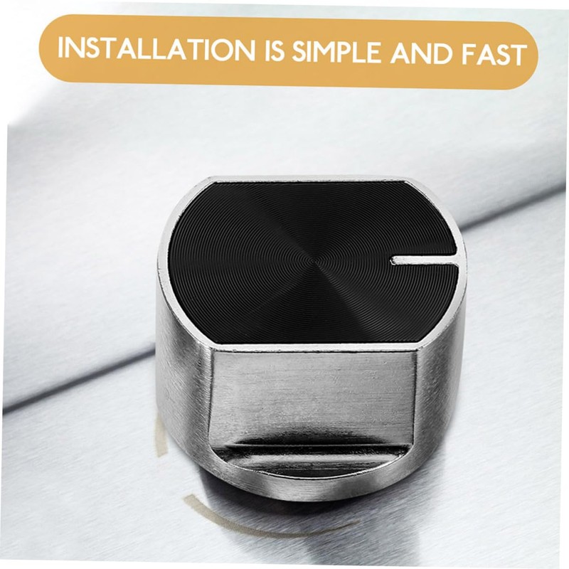 DOITOOL Stove Knobs Replacements 8pcs Set Round Ignition Handles Easy