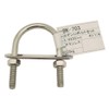 Wake Industry BK-703 Stainless Steel U Bolt Set Fixing Bracket,