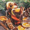 20 Small Cocktail Napkins Gl?hwein Freshly Prepared | Christmas |