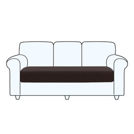 Taococo Sofa Seat Cushion Cover, Stretch Cushion Cover, 1-Piece Protective Cover, Furniture Protection