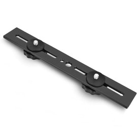 Yerleomit Double Flash Mount 20 cm / 7.87 Inch Flash Mount for Two Flashes Flash Mount Camera Accessories Photo Studio Flash Mount Dual Flash Bracket for 1/4 Inch Screw Camera LED Light Blitzlic