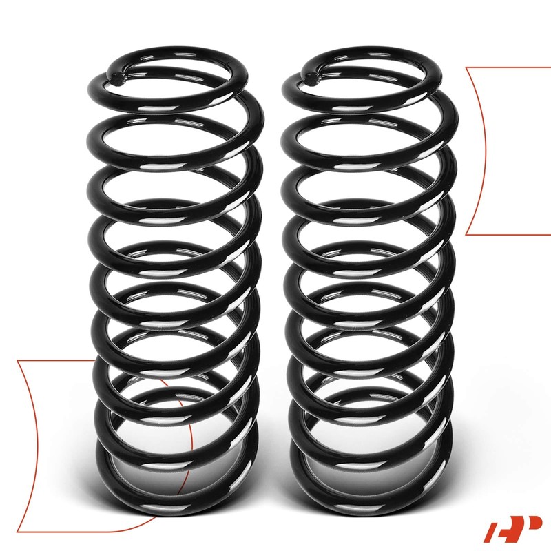 A-Premium 2Pcs Front Suspension Coil Spring Set Compatible with Jeep
