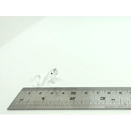 Sansukjai Rare Snake Tiny Micro Crystal Figurines Hand Blown Clear Glass Art Reptiles Animals Collectible Gift Home Decor