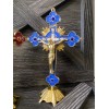1 INRI Crucifix Altar Stand With Detachable Base 1 1"