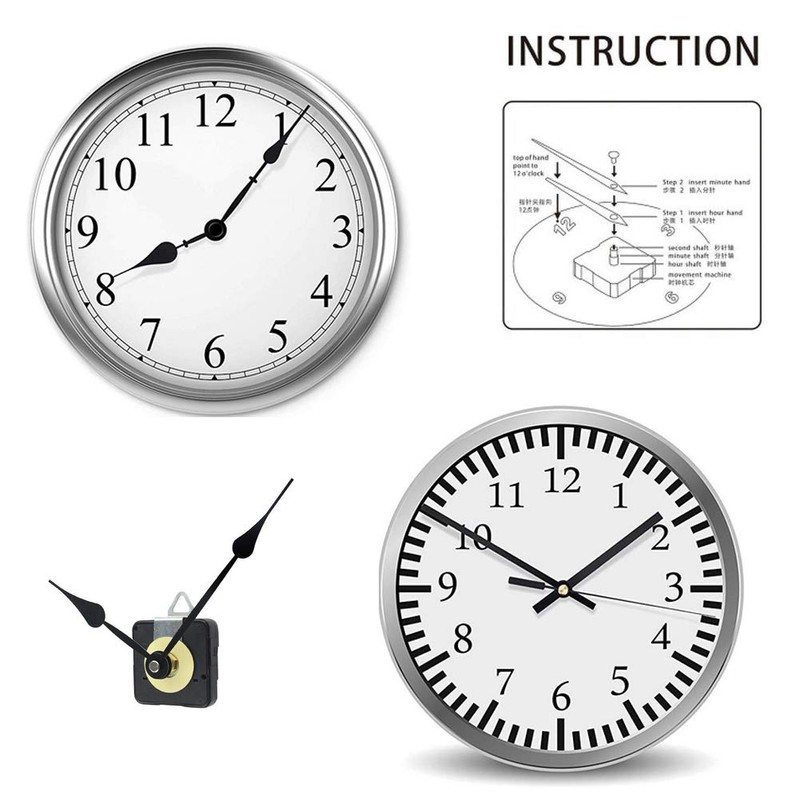 Timelike Silent Quartz Movement - Clock Motor Movement Wall Clock