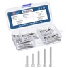 Kozelo 50pcs M4 Socket Head Cap Bolt Nut Assortment Kit