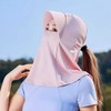 M20 Outdoor UV Protection Ice Cool Cap Balaclava Full Face Mask M20 Cap Balaclava Gray 3ea